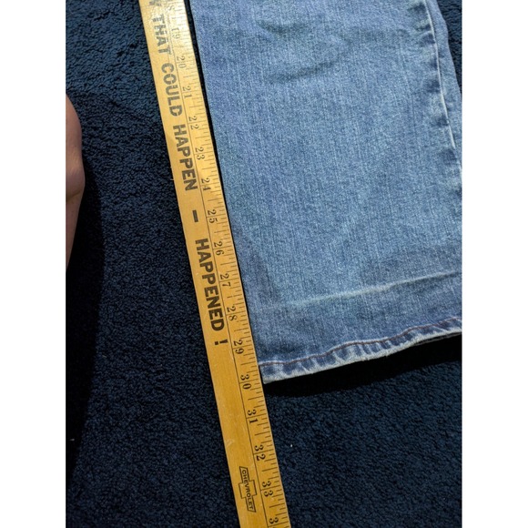 Harley Davidson Boot Cut Jeans Womens Size 10 Medium Wash Denim Motorcycle Biker - Picture 12 of 13